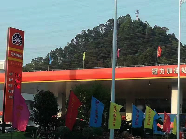 加油站防风条扣工程图片