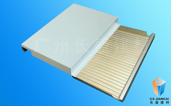 亚光白勾搭式瓦楞板