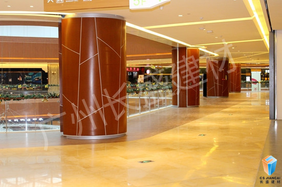 木纹铝蜂窝板最终效果图_包柱03