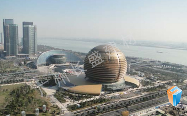 双曲氟碳铝单板应用效果图2005