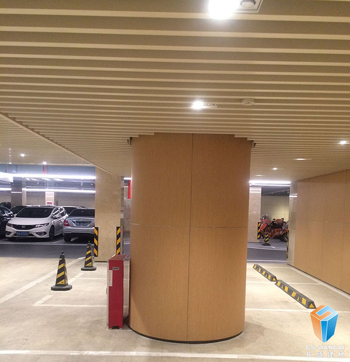 室内弧形铝蜂窝板幕墙——广州凯华城