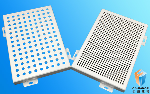 大小圆孔冲孔铝单板图