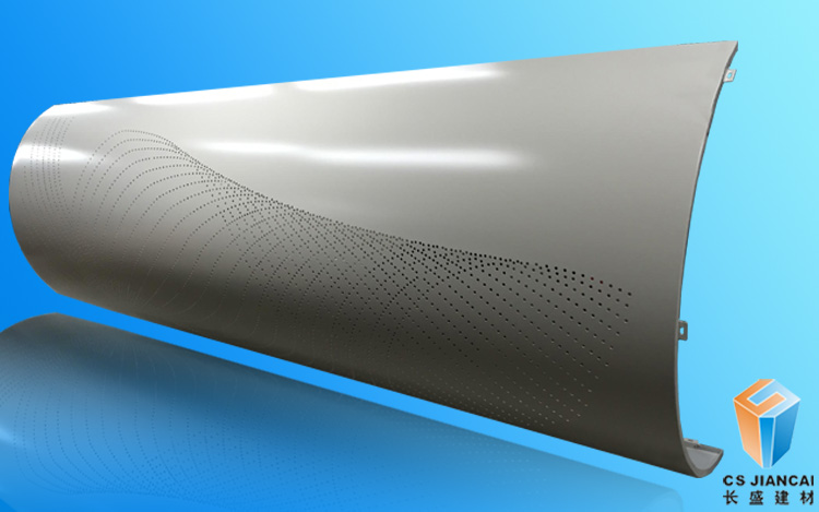 弧形冲孔铝单板