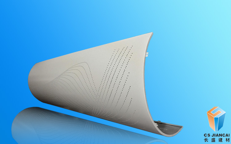 弧形冲孔铝单板2