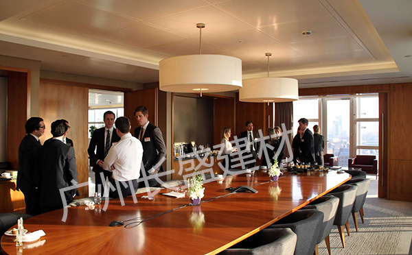 氟碳铝蜂窝板会议室吊顶