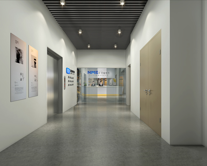 灰色铝方通吊顶